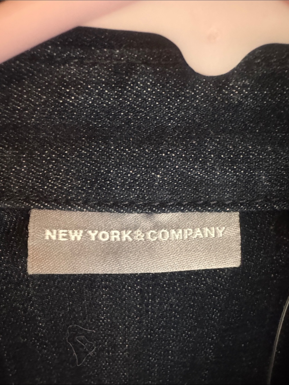 New York & Company Blue Denim Dress - Picture 2 of 14